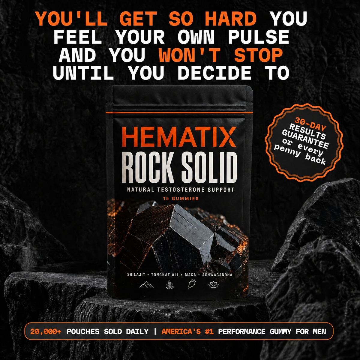 HEMATIX ROCK SOLID — you'll get so hard you feel your own pulse