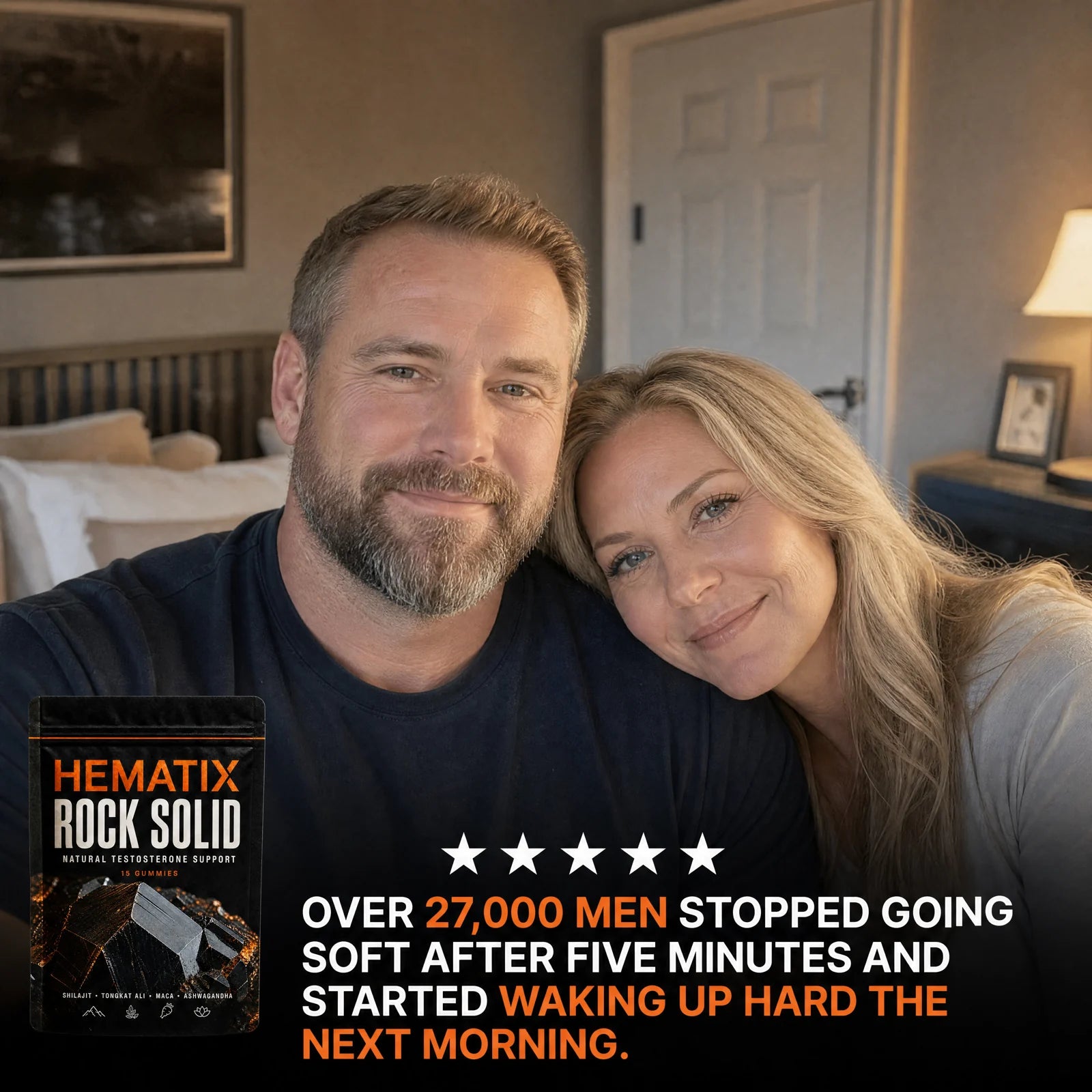 HEMATIX ROCK SOLID — 27,000 men stopped going soft
